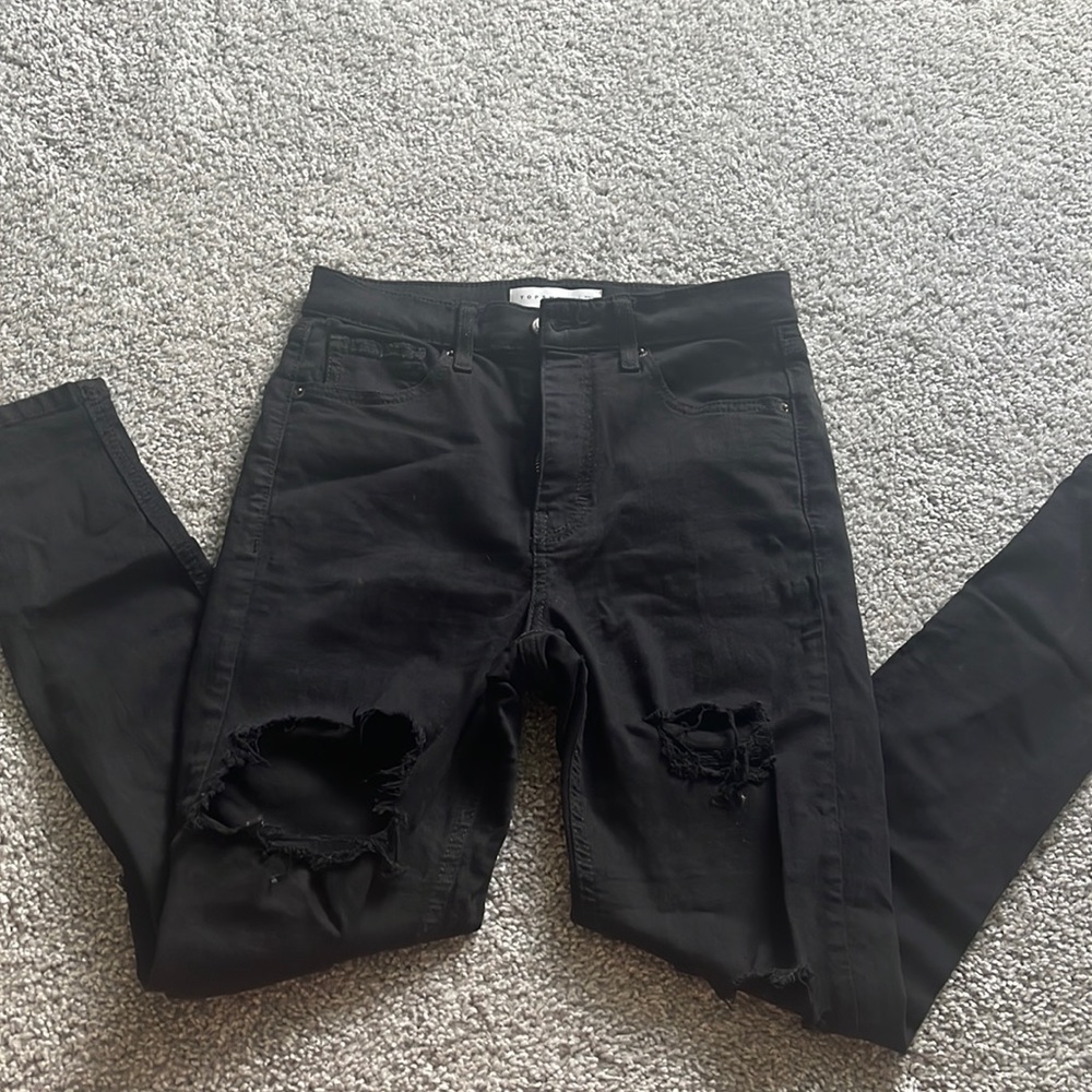 Top Shop Black Jeans